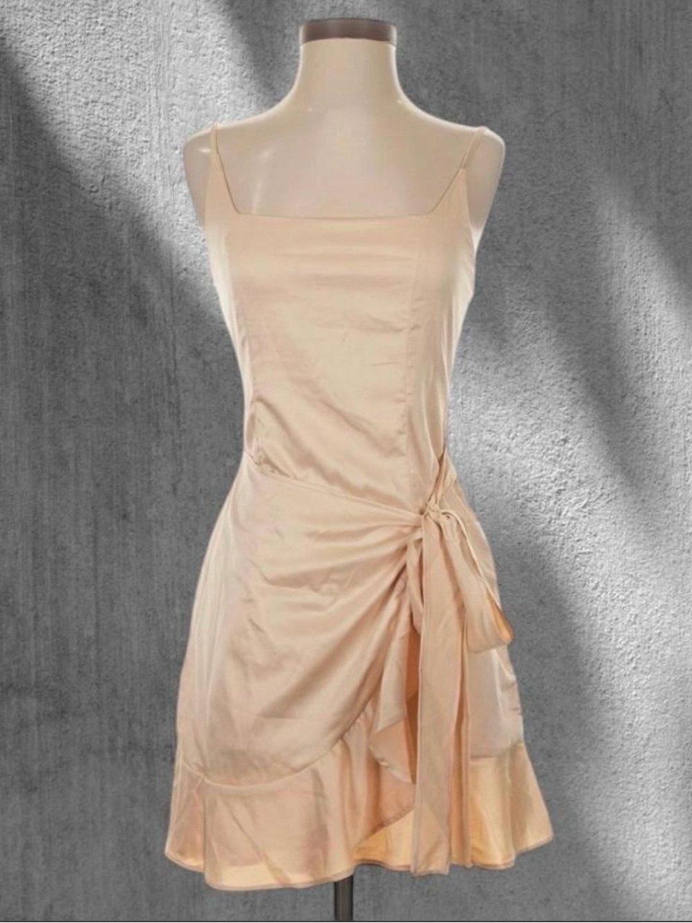 Princess Polly Champagne Mini Dress